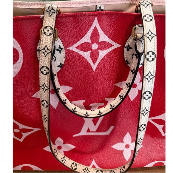 Louis Vuitton On The Go Limited Edition Rouge Rose Authentic - Picture 13 of 15